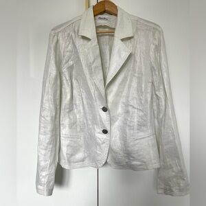 Katherine Barkley 100% linen blazer
